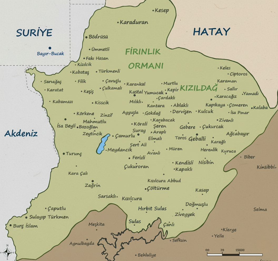 Bayırbucak Bölgesi Miras Haritası